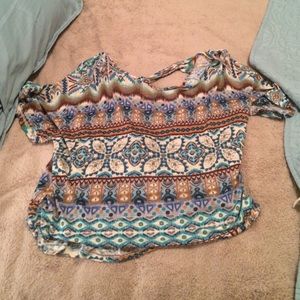 Aztec shirt worn once, size small