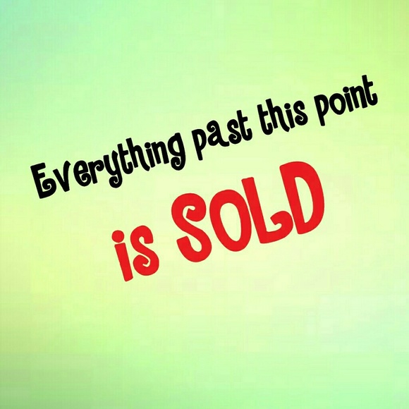Nothing below this point is saleable
