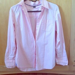 J.Crew Women's Pink Button-up