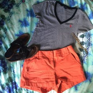 Ralph Lauren V Neck Striped Shirt