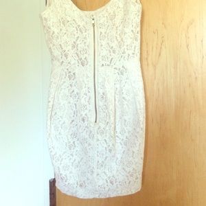 White babydoll lace dress