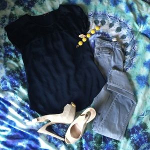 💖💖 SUMMER MARK DOWN 💖💖 Black Express Top