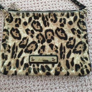 Sam Edelman cheetah cross body bag with studs