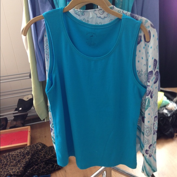 Blue tank top