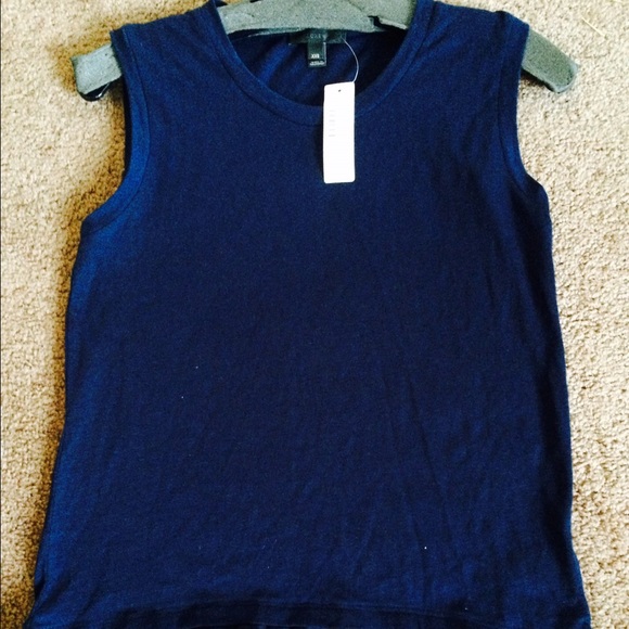 J Crew navy blue shirt