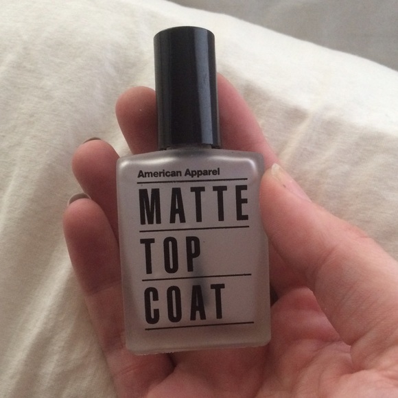 American Apparel Matte Top Coat Nail Polish!