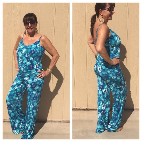🆕LISTING Veronica M Blue Jumpsuit ❗️SALE❗️