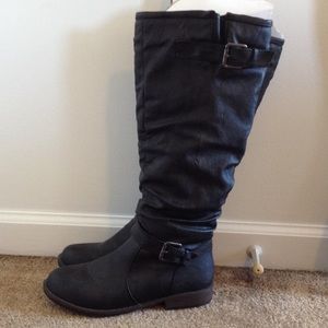Charlotte Russe Black Boots