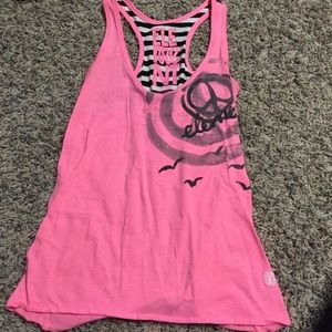 Hot pink tank for summer.