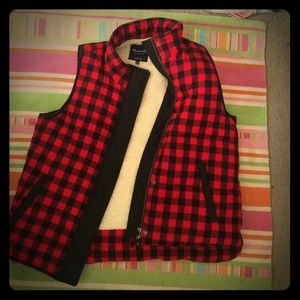 Fireside Vest in Buffalo Plaid