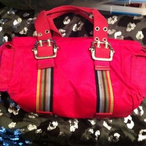 Franco Sarto Nylon Fuchsia Handbag