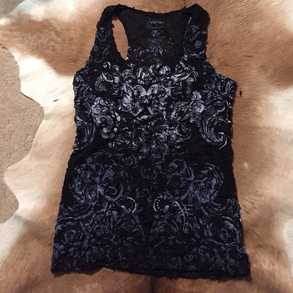 Angels & diamonds razor back top