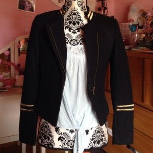 Black navy jacket