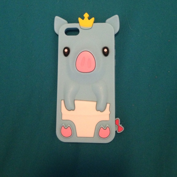 iPhone 5C Silicone Pig Case