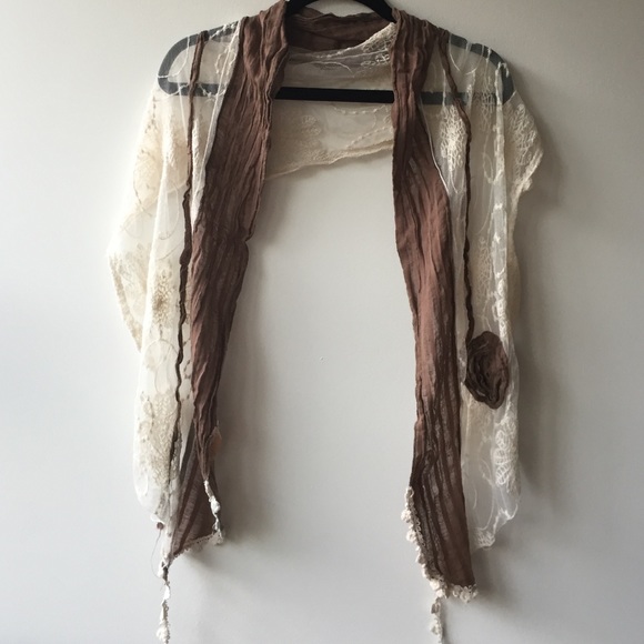 Lacey Brown Scarf