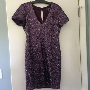 Heartloom Purple Sequin dress