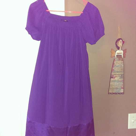 Daisy Fuentes purple baby doll dress - Picture 1 of 2