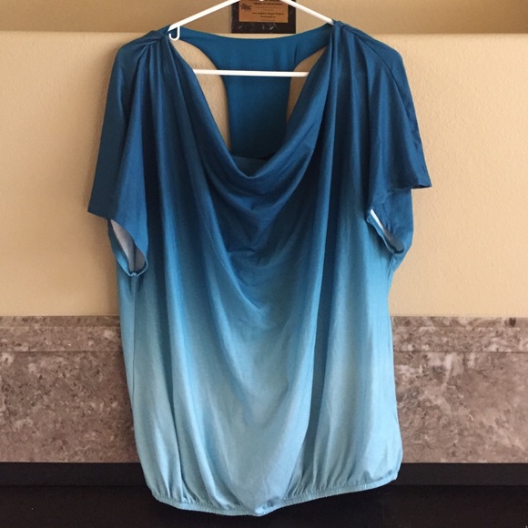 Ombré Blue Shirt