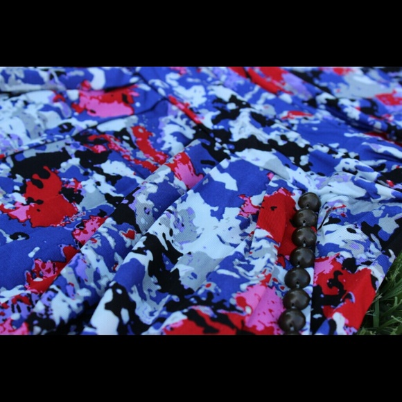 Studden Multi-Color One Shoulder Dress - Picture 2 of 2