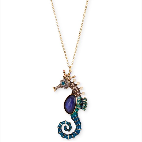 Betsey Johnson Jewelry - Betsey Johnson Seahorse Long Pendant Necklace