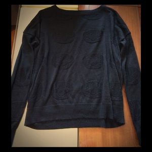 Grunge smiley face sweater