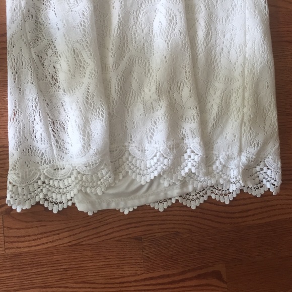 H&M Floral White Dress US 10 - Picture 2 of 4