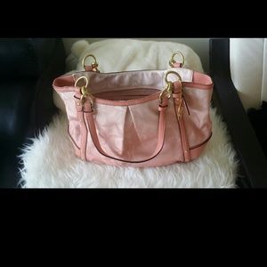 NWT Coach signature pink tote