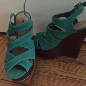 JustFab Wedges.