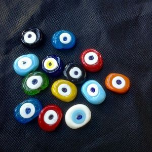Gorgeous Handmade lampwork large evileyes !!!!