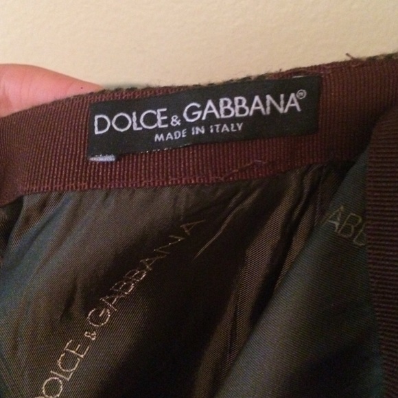 Dolce&Gabbana herring bone pencil skirt - Picture 2 of 3