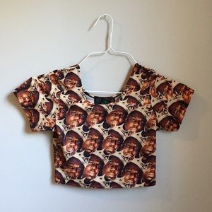 Omighty Biggie Smalls crop top.