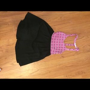 LF pink and black dress!
