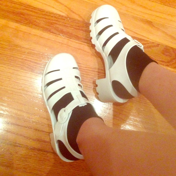 American Apparel Wedge Jellies