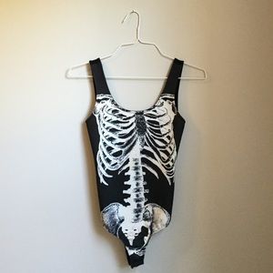 Skeleton body suit