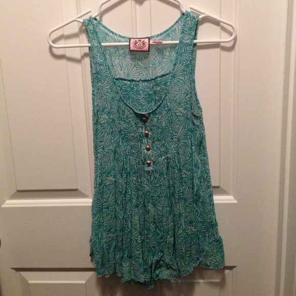 Juicy Couture sheer tank top