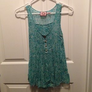 Juicy Couture sheer tank top