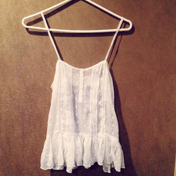 Flirty White Tank