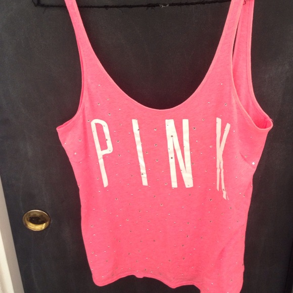 Victoria secret Pink bedazzled tank