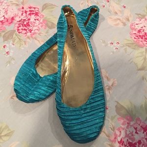 Teal and Gold Flats