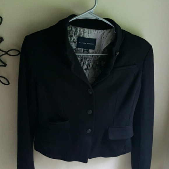 BANANA REPUBLIC tailored stretch blazer