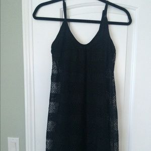 Black lace dress