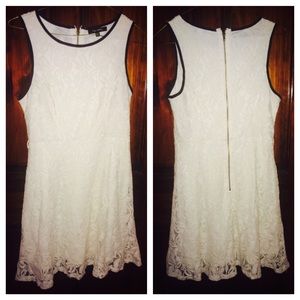 White lace dress