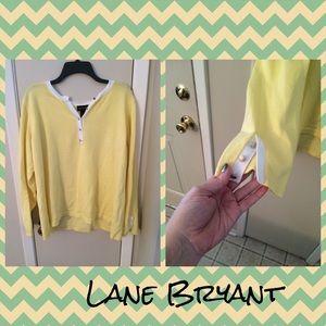 Lane Bryant yellow sweater
