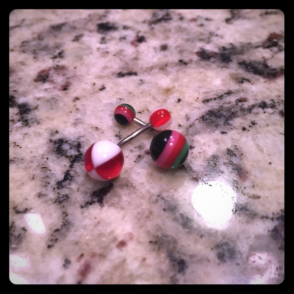 Belly rings.