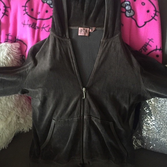 Juicy Couture Velour Brown Hoodie
