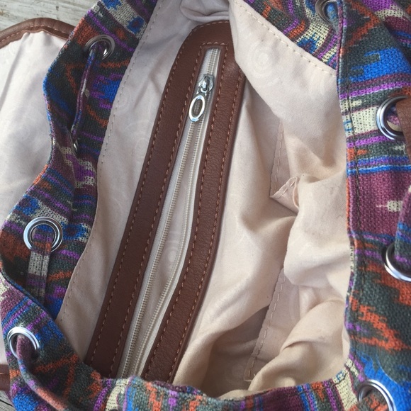 Aztec Patterned Backpack - Picture 5 of 5