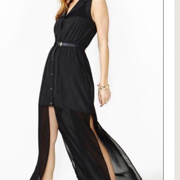 Nasty Gal Black Maxi - Picture 2 of 3