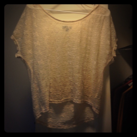 Lacy off the shoulder top