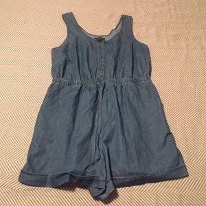 NWOT Denim Romper