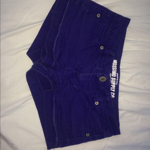 Blue shorts